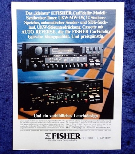 Fisher car fidelity pkw - fidelity, radio