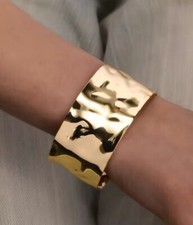 GOLDENE MANSCHETTE ARMREIF