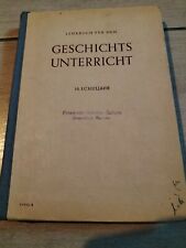 Geschichte Klasse 10 DDR Lehrbuch 1953 Schülerhilfe Fachbuch