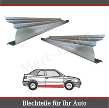 Volkswagen Golf III Cabrio 1993-1998 Reparaturblech Seiten Schweller Paar L+R