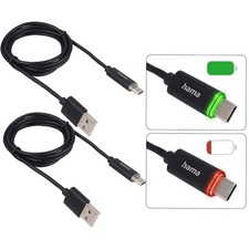 2x Hama USB-A auf USB-C Kabel