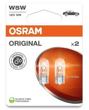 OSRAM Standlicht T10 12V W5W Glassockellampe Original 2er Set 2825