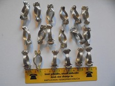 Konvolut alte Gardinenhaken Clips , Farbe gold