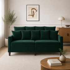 2 Sitzer Sofa Samt Couch