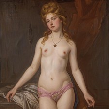 Akt Dekolleté weiblich