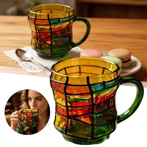 Handbemalte becher glas - handbemalte,