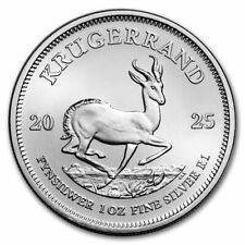 1 UNZE SILBER - AFRIKA KRÜGERRAND 2025 / SPRINGBOCK - SILBERMÜNZE - SILBERBARREN
