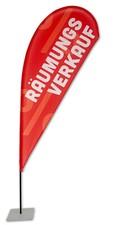 Räumungsverkauf beachflag - räumungsverkauf,