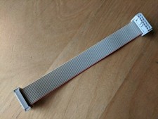 1 Stück Flachbandkabel 14-polig mit Pfosten-Steckern – 15 cm
