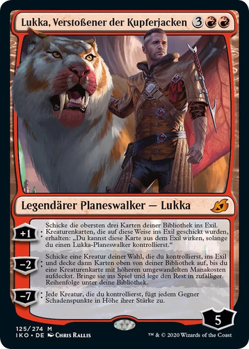 Mtg planeswalker lukka - mtg,