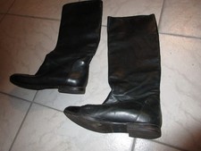 Leichter Stiefel 37,5 voll Leder Bruno Magli schwarz Sexy bequem  Flach Herbst W