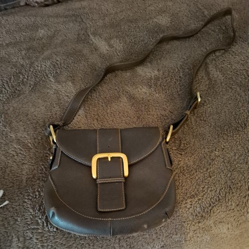 Vintage leder handtasche - vintage,