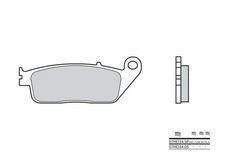Bremsbeläge hinten Brembo