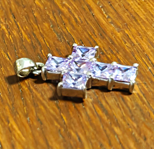 Kreuz anhänger silber metall - anhänger,