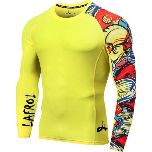 Herren rash guard - herren, langarm