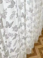 Balkon Fenster Vorhang Spitze