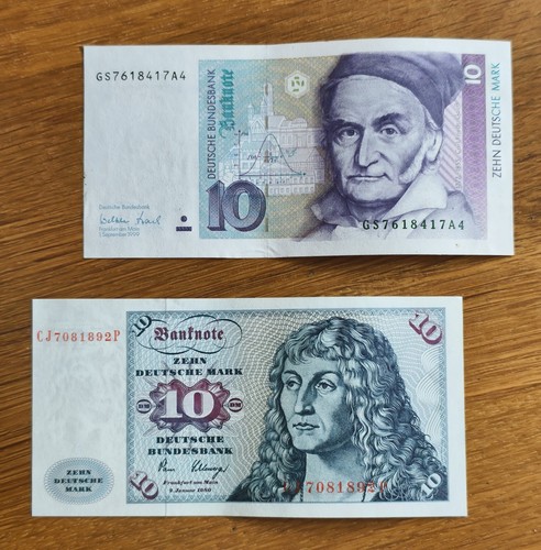 10 deutsche mark - ,