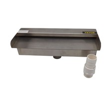 VEVOR Wasserfall 30 cm Edelstahl Pool Springbrunnen Bach Garten Teich