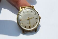 HERREN OSCO 17 JEWELS SHOCKPROOF HANDAUFZUG VINTAGE UHR ARMBANDUHR UM 1950