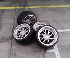 SD Felgen 18 Zoll "ALU" BBS RS-GT silber 33mm 1:18 Modellauto Tuning