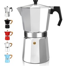 14 Tassen Aluminium Moka Pot -  Espressomaschine für Zuhause & Camping