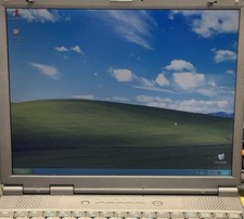 Retro Vintage Targa Visionary 1300WS Laptop AMD Athlon 4 1,2GHz 512mb RAM Win XP