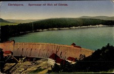 Ak Hemfurth Edersee Edertal Hessen, Edertalsperre, Sperrmauer,... - 4928180