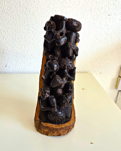 Handgefertigte holzskulptur - handgefertigte,