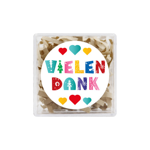 24x danke aufkleber 4cm - 4cm,