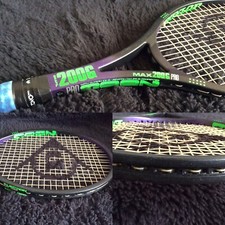 1 Tennis Schläger Dunlop Max 200 G Pro Grafil L4 1/4 Racket Retro Mega