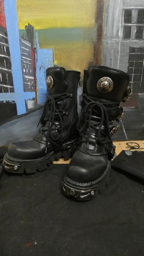 New rock boots - new,