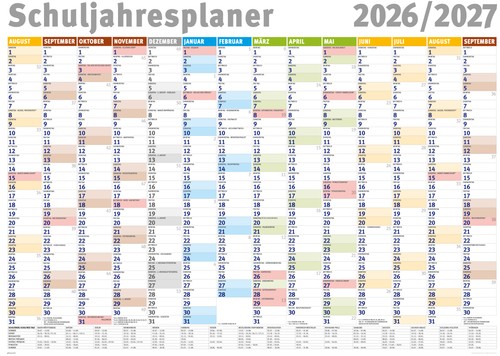 Schuljahresplaner 2026 2027 - schuljahresplaner,
