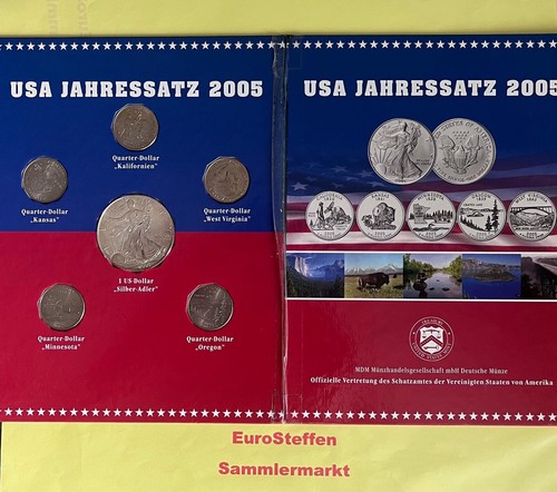 Usa jahressatz 2005 silver - jahressatz, ,silver