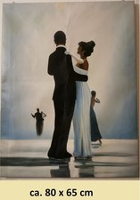 Jack Vettriano "Dance Me to the End of Love"  ca. 80x65cm Ölgemälde handgemalt