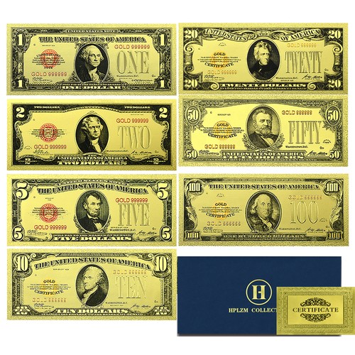 Usa gold folien banknoten - usa,
