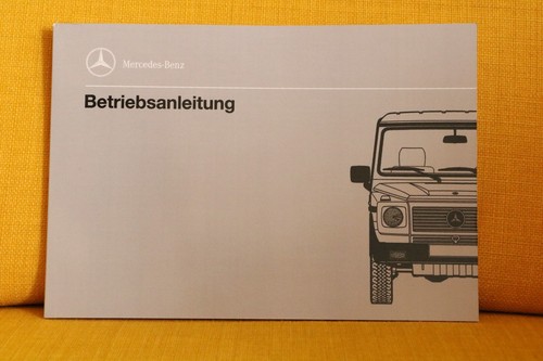 W463 betriebsanleitung 91 - betriebsanleitung, 04/91
