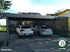 Doppelcarport Stahlcarport 6x6