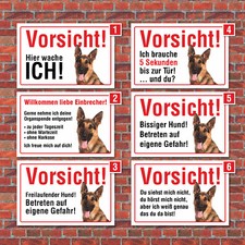 Vorsicht "Hier wache ich"