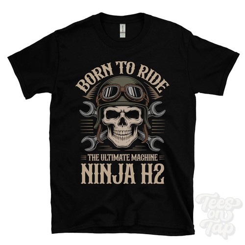 Ninja motorrad shirt born - ninja,
