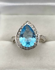 925 Sterlingsilber blau