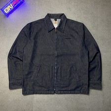 Carhartt Vintage Jeansjacke Herren XL Indigo Denim Workwear Jacket Harrington