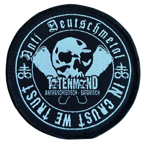 Totenmond patch rund - totenmond, ·