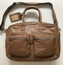 Umhängetasche COWBOYSBAG 1030 The Bag Schultertasche Leder Braun ca. 40X30X15cm