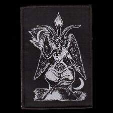 Baphomet - Gott Aufnäher/Patch, SATAN GOTT 666 PENTAGRAMM HÖLLE GÖTZE