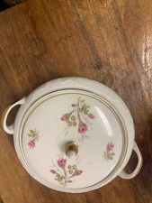 Suppenterrinne 50er Jahre - Vintage- mit deckel weiß Rosen Winterling Bavaria