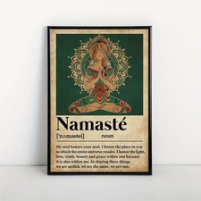 Leinwanddruck  Yoga Namaste