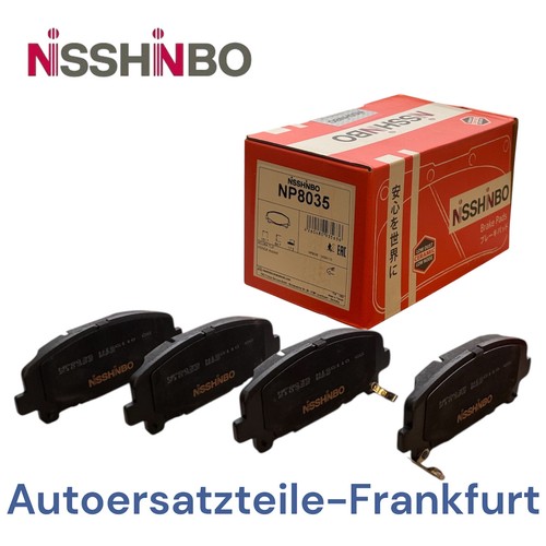 Nisshinbo bremsbeläge vorne - bremsbeläge,