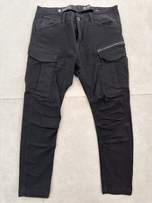 G-Star Rovic Zıp 3D Herren Cargo Jeans Gr. W36/L30 Schwarz Skinny Fit wie NEU