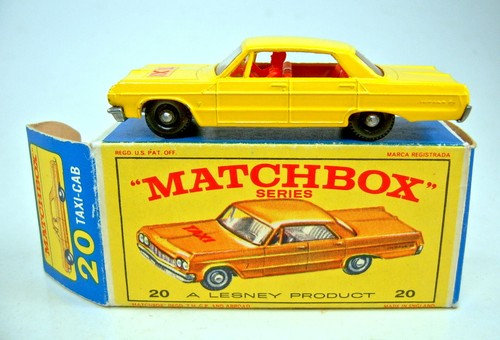 Matchbox 20c chevrolet taxi - 20c,