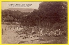 cpa RARE SALINS les BAINS